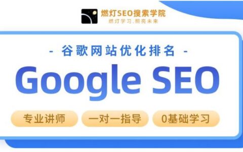 燃燈谷歌網站SEO優(yōu)化教程從基礎入門到精通